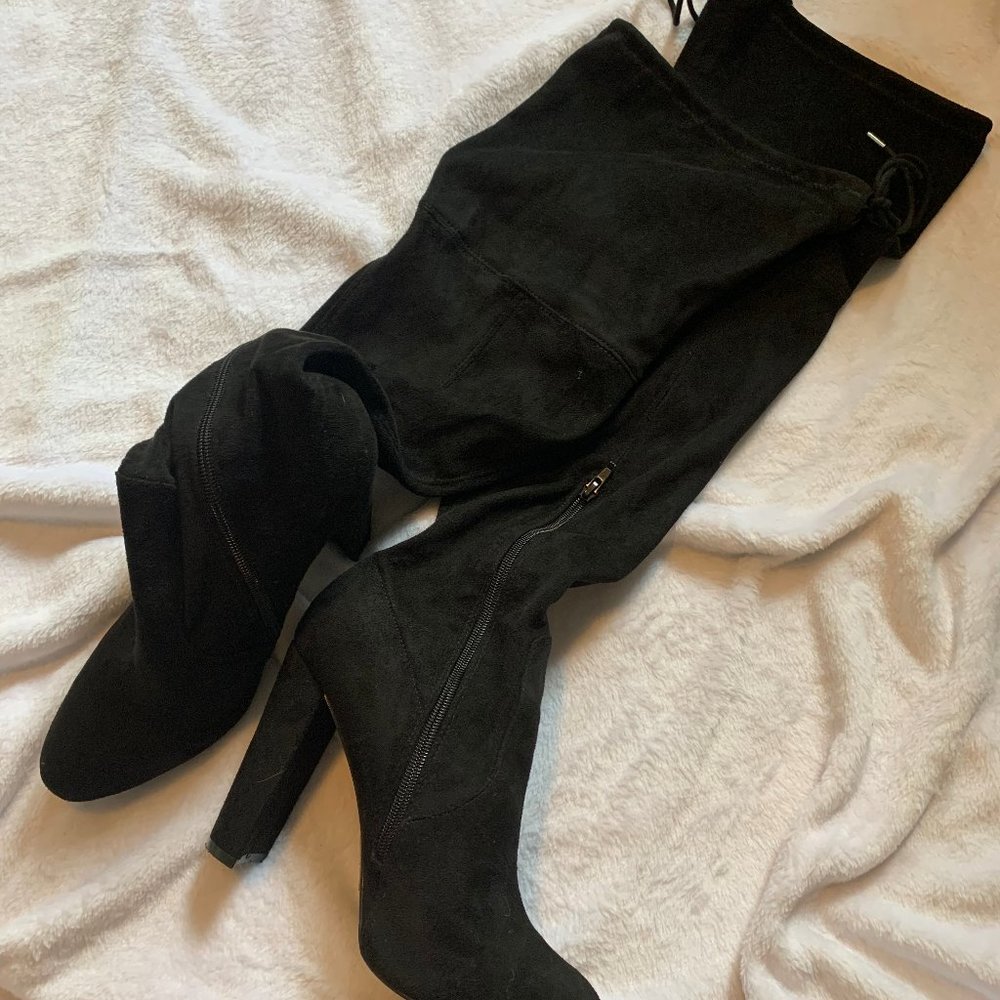 Black Thigh-high Boots